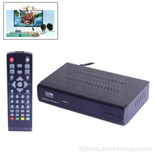 H.264 MPEG-4 HD 1080P DVB-T2 Mini Terrestrial 3D Digital TV Receiver, Supports USB/HDMINew